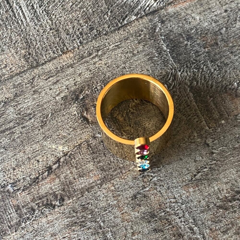 NEW Chakra Gold Statement Ring - Picture 13 of 16